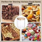 6 Pcs 17oz Glass Food Storage Jars, Pant... - Image 7