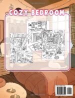 Cozy Bedroom Coloring Book: Calming Colo... - Image 3